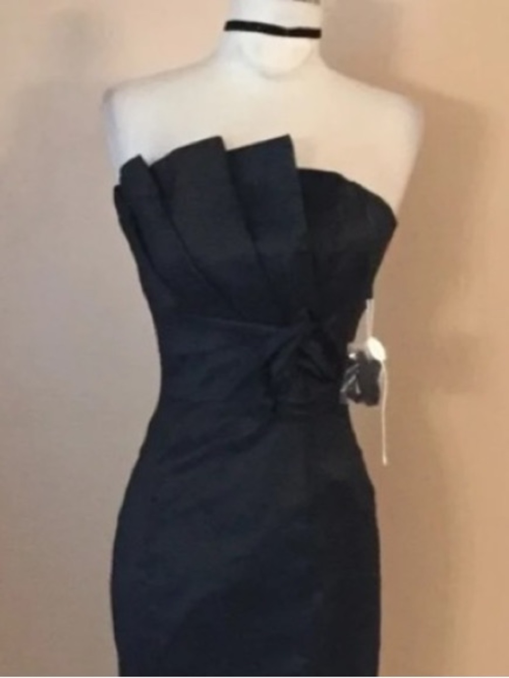 Dancing Queen USA black tafita mermaid formal gown